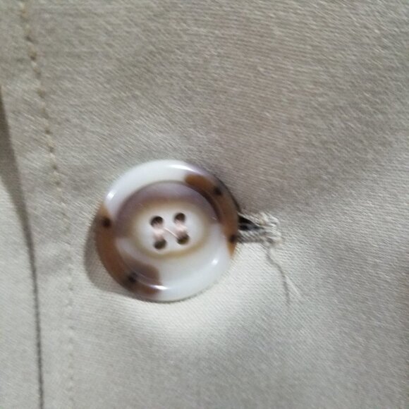 Vintage Trench Coat Men’s Size 40 Beige Removeable Liner Car Coat Fall Spring - Picture 3 of 14